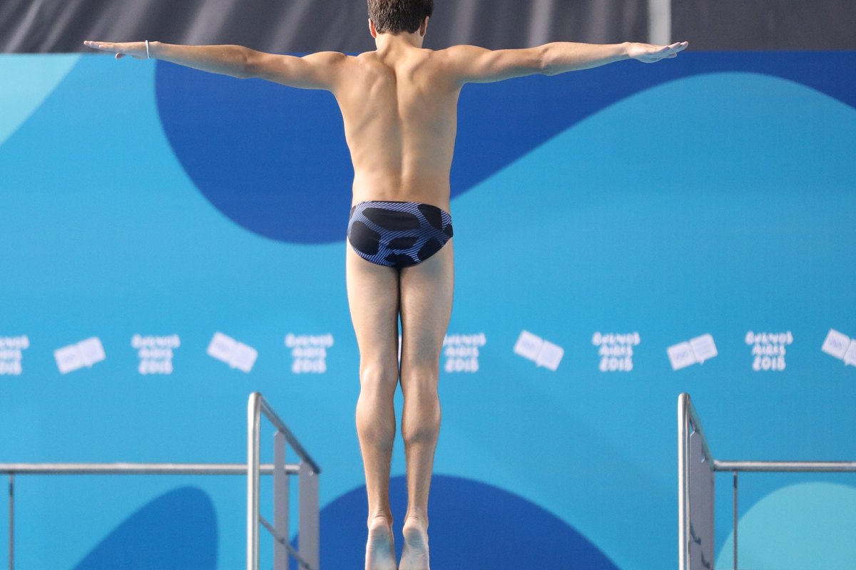 Diver training from higher springboard
